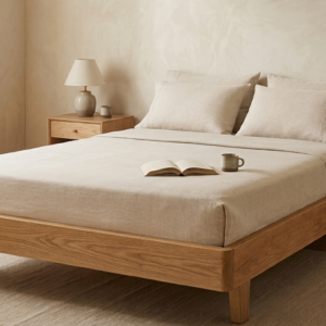 Base Cama Nativa en Madera Sólida