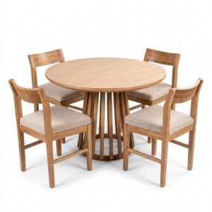 Silla de comedor Violeta con tapizado premium y estructura ergonómica de lujo en Bogotá