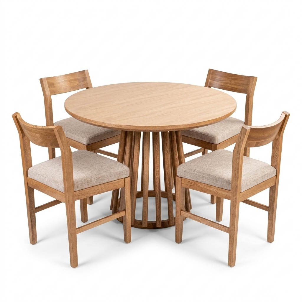Silla de comedor Violeta con tapizado premium y estructura ergonómica de lujo en Bogotá