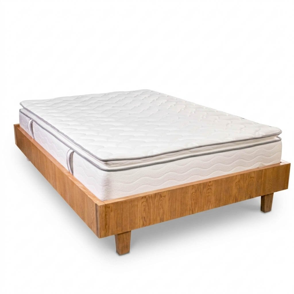 Base Cama en Roble Natural - Image 2