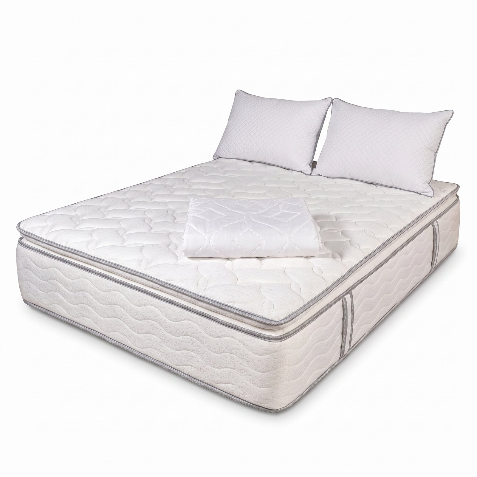 Combo Natural Confort | Colchón + Protector + 2 Almohadas